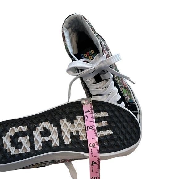 Nintendo 'Super Mario Bros Vans Sk8-Hi' Zip High Top Sneaker - size 6 - Picture 12 of 16